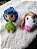 Kit Chaveiro inspiração Alegria e Unicórnio em amigurumi - Imagem 3