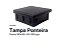 Tampa Ponteira Interna Preta 50x50 - Kit 100pçs - Imagem 1