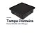 Tampa Ponteira Interna Preta 60x60 100pçs - Imagem 1
