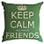 Almofada Keep Calm and Watch Friends 45x45 - Imagem 1