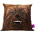 ALMOFADA FIBRA VELUDO 40X40CM CHEWBACCA STAR WARS - Imagem 1