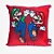 ALMOFADA FIBRA VELUDO 40X40CM MARIO E LUIGI - Imagem 1