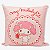 ALMOFADA FIBRA VELUDO 40X40CM MY MELODY - Imagem 1