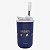 COPO NEO C/CANUDO 300ML HOGWARS BLUE - Imagem 2