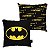 ALMOFADA FIBRA VELUDO 40X40CM BATMAN TIPOGRAFIA - Imagem 3