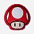 ALMOFADA FORMATO FIBRA UP MUSHROOM VERMELHA - Imagem 1