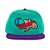 Boné Black Blue Snapback Carpa Verde / Roxo - Imagem 1