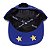 Boné Black Blue Snapback Estrelas Azul - Imagem 5