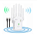 Repetidor Roteador Wi-fi Wireless 6 Antenas Longo Alcance - Imagem 9