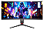 Monitor Gamer Hi Level Elite Curvo 34" ELED, 180Hz, 1ms, HDR, Freesync e G-sync - HL34R180C Preto - Imagem 5