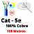 Cabo Rede Cat5e 4 vias 100% Cobre  100mt Branco - Imagem 2