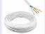 Cabo Rede Cat5e 4 vias 100% Cobre  100mt Branco - Imagem 3