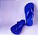 CHINELO BORRACHA - AZUL COM FAIXA BRANCA - Imagem 2