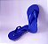 CHINELO BORRACHA - AZUL COM FAIXA BRANCA - Imagem 1