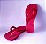 CHINELO BORRACHA - VERMELHO - Imagem 1