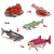 Miniaturas e flashcards Ciclo de vida peixes e outros animais aquáticos - Imagem 4
