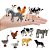 Miniaturas e flashcards animais da fazenda / domésticos - Imagem 3