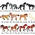 Miniaturas e flashcards Cavalos - Imagem 2