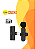 Microfone de Lapela Sem Fio Kaidi KMF5-C – Para Tipo-C - Imagem 1
