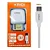 Carregador Rápido Kaidi KD-556C – 2 USB + Cabo Tipo-C 2.4A - Imagem 2