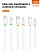 Cabo USB para Lightning/IOS com silicone kaidi– 1 Metro - Imagem 2