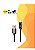 Cabo USB para Tipo-C Turbo Kaidi KD-100C – 1 Metro - Imagem 1