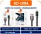 Cabo USB para Lightning/IOS Turbo Kaidi KD-100A – 1 Metro - Imagem 1