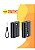 Carregador Portátil Power Bank Kaidi KD-01P 10.000mAh - Carga Rápida - Cor Sortida - Imagem 1