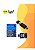 Cartão de Memória Altomex 128GB + Adaptador SD + Leitor USB - Imagem 1