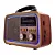 Rádio Retro Lehmox LES-3188 – FM/AM/SW | USB/TF |Lanterna LED-Sortidas - Imagem 2