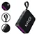 Caixa De Som Bluetooth Portátil Kaidi Knc-826 Preto Led Rgb Preto 127/220v Cor:Preto - Imagem 1