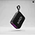 Caixa De Som Bluetooth Portátil Kaidi Knc-826 Preto Led Rgb Preto 127/220v Cor:Preto - Imagem 2
