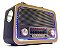 Radio Retro Classico Ad-3199 Fm,am,usb Receptor De 3 Bandas Bordô 110v/220v - Imagem 4