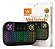 Mini Teclado sem fio Com Led RGB Controle Sem Fio Para Smart Tv Computador Pc wireless - Imagem 2