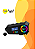 Intercomunicador Fone Capacete Moto Bluetooth 5.4 Y10A Display Led Rgb Fm Ip65 - Imagem 1