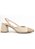 SAPATO EM COURO LUIZA OFF WHITE COM NUDE (SALTO ALTO) - Imagem 1