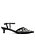 SCARPIN DIANA SALTO BAIXO PRETO COM ESPELHOS - Imagem 1