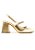 SAPATO EM COURO KATHLYN DOURADO - Imagem 1