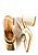 SAPATO EM COURO KATHLYN DOURADO - Imagem 3