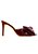 FLAT EM COURO SUELEN CHERRY - Imagem 1