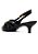SCARPIN EM COURO BEATRIZ SALTO BAIXO PRETO - Imagem 4