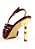 SCARPIN EM COURO GISELE CHERRY - Imagem 5