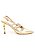 SCARPIN EM COURO GISELE DOURADO - Imagem 1