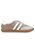 TENIS LIVIA EM COURO MARROM DUAS LISTRAS - Imagem 1