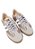 TENIS LIVIA EM COURO MARROM DUAS LISTRAS - Imagem 2
