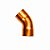 CURVA COBRE 45° 3/4" - Imagem 1