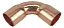 CURVA COBRE 180° 3/4" - Imagem 1