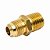 UNIAO NIPLE 1/4 SAE X 1/4 NPT - Imagem 1