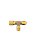 TEE C/NUCLEO 1/8 NPT X 1/4 SAE X 1/4 SAE - Imagem 1