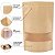 Saco Kraft Zip Stand Up Pouch 10x15+3 - C/Visor - Imagem 3